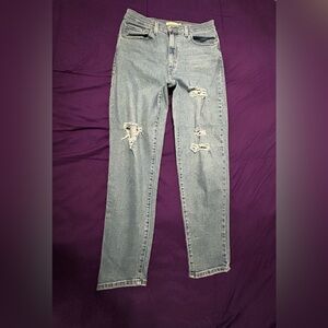 Levi's Light Blue high waisted mom jean 30